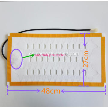 Calentador de asiento de coche de alambre de aleación con interruptor led